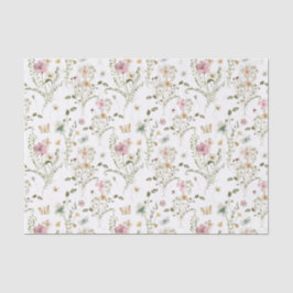 Wildblume Garden Butterfly Seidenpapier