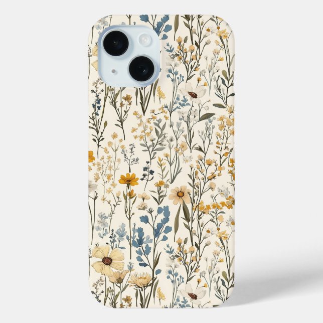 Wildblume Garden Case-Mate iPhone Hülle (Rückseite)