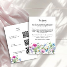Wildblume Garden Floral Wedding Details QR Code