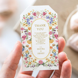 Wildblume Garden Hochzeitsfeiern Gastgeschenke Geschenkanhänger