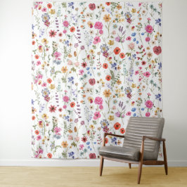 Wildblume Garden Living Room Office Wandteppich
