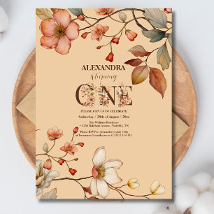 Wildblume Garden Party 1. Geburtstag Einladung