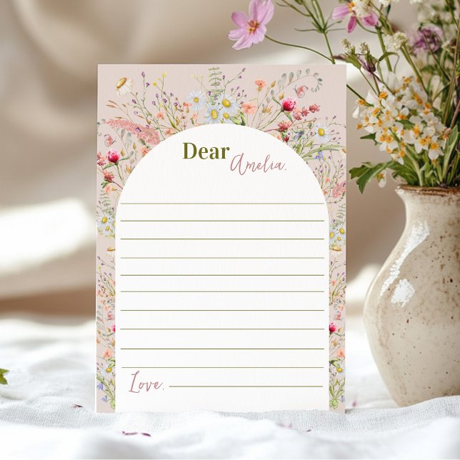 Wildblume Garden Time Capsule Note Card Dankeskarte (Von Creator hochgeladen)
