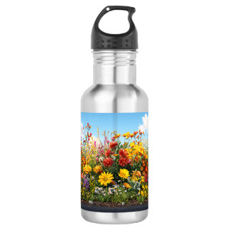 Wildblume Garden Water Flasche. Edelstahlflasche