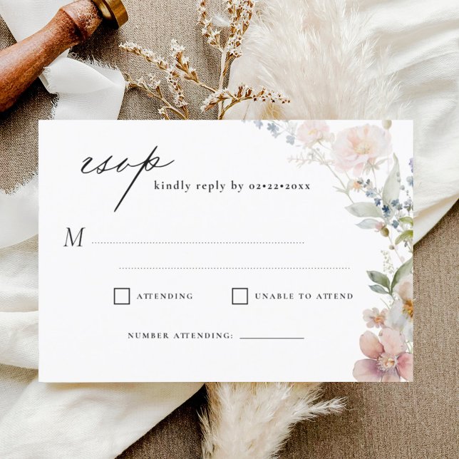 Wildblume Garden Wedding UAWG Einladung (Von Creator hochgeladen)