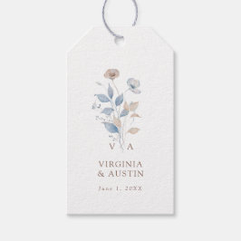 Wildblume-Gastgeschenk Hochzeit Geschenkanhänger