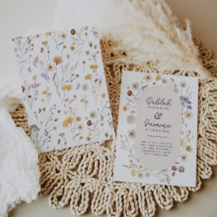 Wildblume Gemeinsame Einladung zum Geburtstag