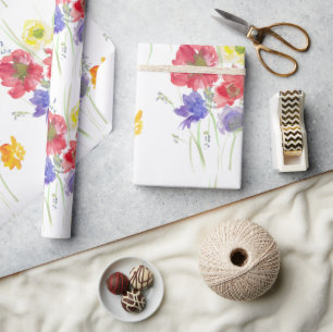 Wildblume Geschenkpapier