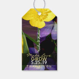 Wildblume-Geschenktasten Geschenkanhänger