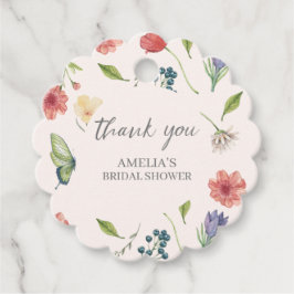 Wildblume Girl Baby Duschkarten & Geschenke Unters Geschenkanhänger