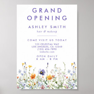 Wildblume Grand Opening Poster