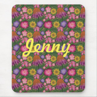 Wildblume Grüne Blüte Personalisiert Mousepad