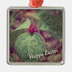 Wildblume Happy Oaster Ornament Aus Metall