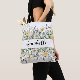 Wildblume Hochzeit Bridesmaid Gift Floral Tote Tas