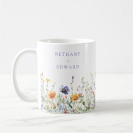 Wildblume Hochzeit Kaffeetasse