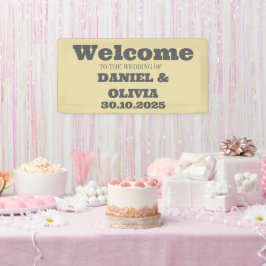 Wildblume Hochzeit rustikale Landsitzkarten Banner