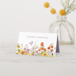 Wildblume Hochzeitstische Platzkarten