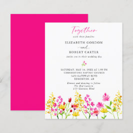 Wildblume Hochzeitswasser-Elegant