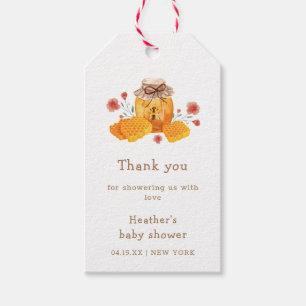 Wildblume Honey Bee Vielen Dank Baby Dusche Geschenkanhänger