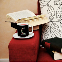 Wildblume in Aquarellfarben, Monogramm, Tasse