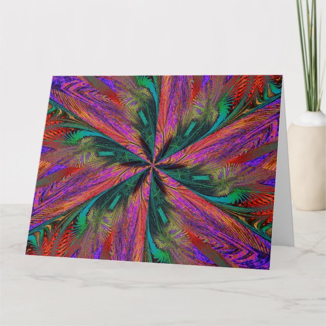 WILDBLUME IN SPIRALE 11 KARTE (Vorderseite)