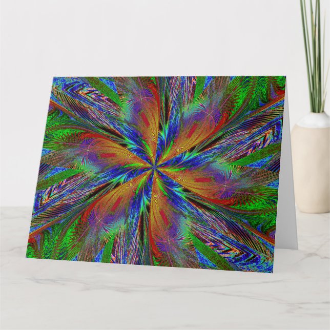 WILDBLUME IN SPIRALE 12 KARTE (Vorderseite)