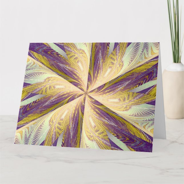 WILDBLUME IN SPIRALE 2 KARTE (Vorderseite)