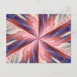 WILDBLUME IN SPIRALE 7 Postkarte