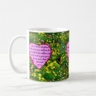 WILDBLUME JEREMIAH 29:11 FOTO TASSE