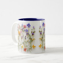 Wildblume Kaffee Tasse