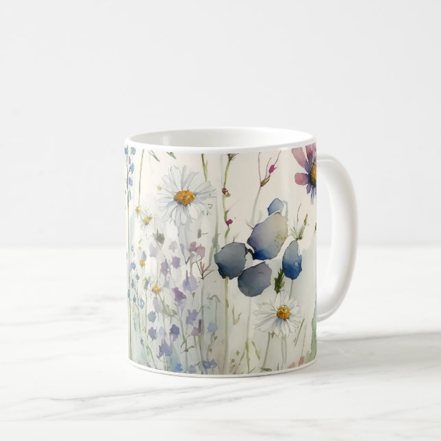 Wildblume Kaffeetasse (VorderseiteRechts)
