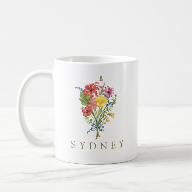 Wildblume Kaffeetasse (Links)