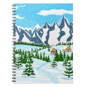 Wildblume Kaktus Muster im Aquarellstil. F Notizblock