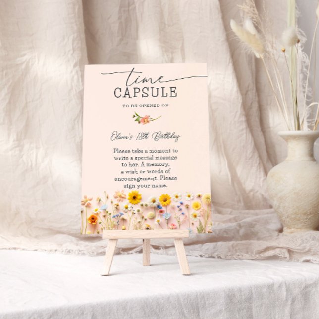 Wildblume Kapsel Geburtstag Poster (Von Creator hochgeladen)