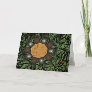 Wildblume Karte