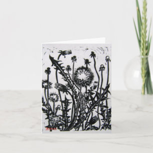 Wildblume-Karte Karte