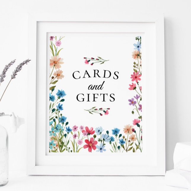 Wildblume Kinderduschkarten und Geschenkgutscheine Poster (Von Creator hochgeladen)