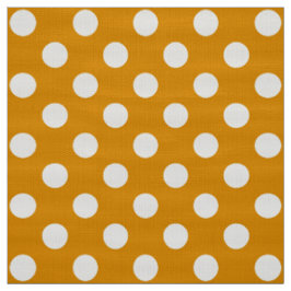 WILDBLUME - klassische Polka-Punkte auf goldgelb Stoff