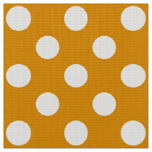 WILDBLUME - klassische Polka-Punkte auf goldgelb