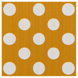 WILDBLUME - klassische Polka-Punkte auf goldgelb Stoff