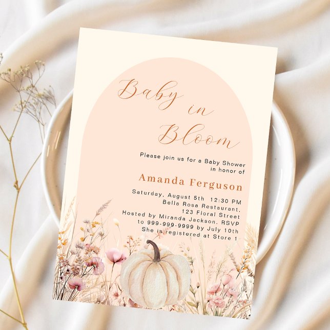 Wildblume Kürbisblüte Haushalt Kinderdusche (Von Creator hochgeladen)