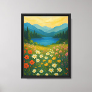 Wildblume Lago Maggiore Leinwanddruck