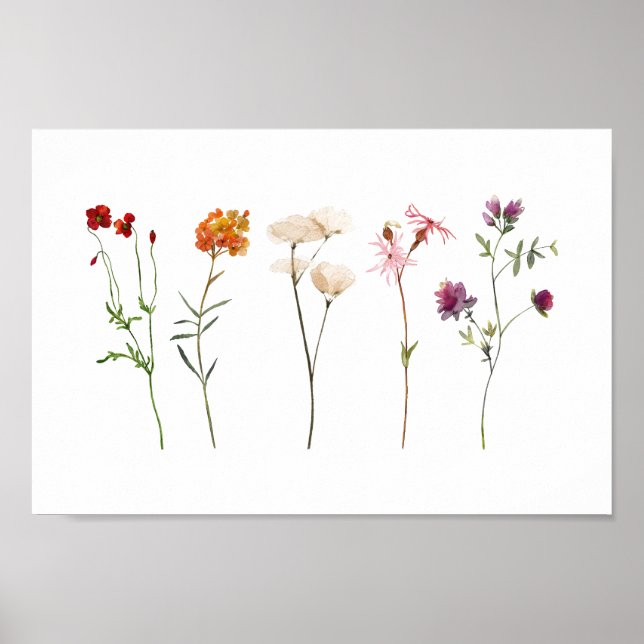 Wildblume Lesbian Prix Wall Art Poster (Vorne)