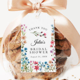 Wildblume Liebe ist in Bloom Brautparty Gefallen Geschenkanhänger