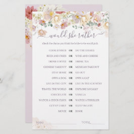 Wildblume Lila Bridal würde sie lieber Spiel