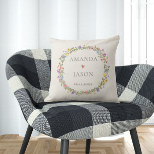 Wildblume Lila Kissen