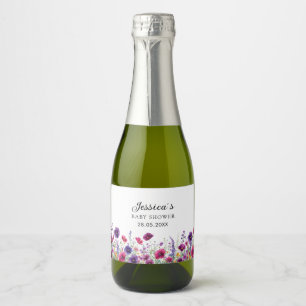 Wildblume, Lila-rosa-Blume-Babydusche