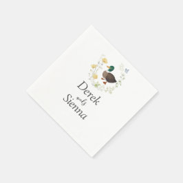 Wildblume Mallard Duck Wedding Serviette