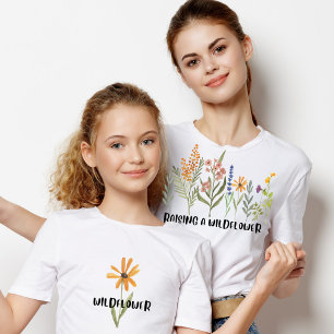 Wildblume Mama Neuer Mama Mini Mütter Tag T-Shirt