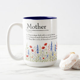 Wildblume Mama Tasse - Muttertagsgeschenk